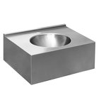 Photo: Hanging counter with sink 550x270x550 mm, stainless steel mat