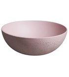 Photo: FORMIGO umywalka betonowa nablatowa, Ø 39 cm, różowy