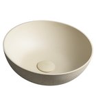 Photo: FORMIGO Concrete Washbasin, diameter 39 cm, yellow
