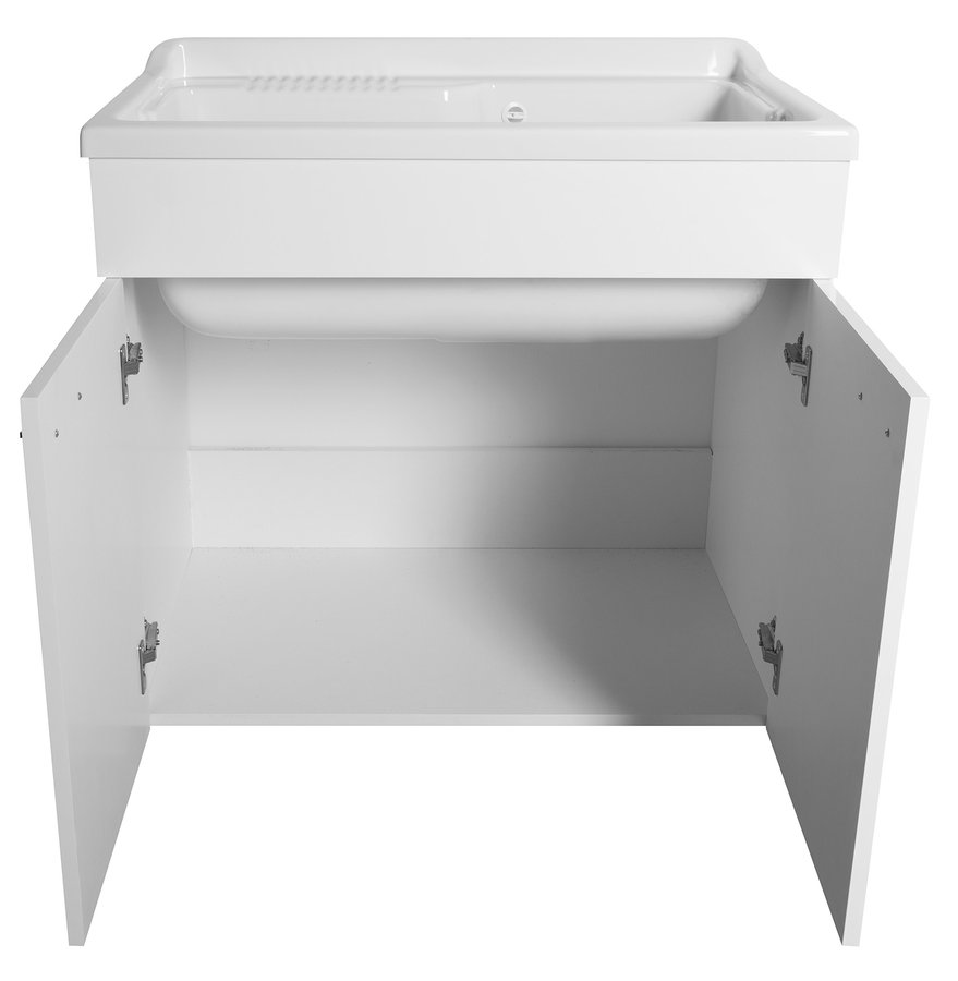 Aqualine Plastová výlevka se skříňkou 80x50 cm, včetně sifonu PI8050-1