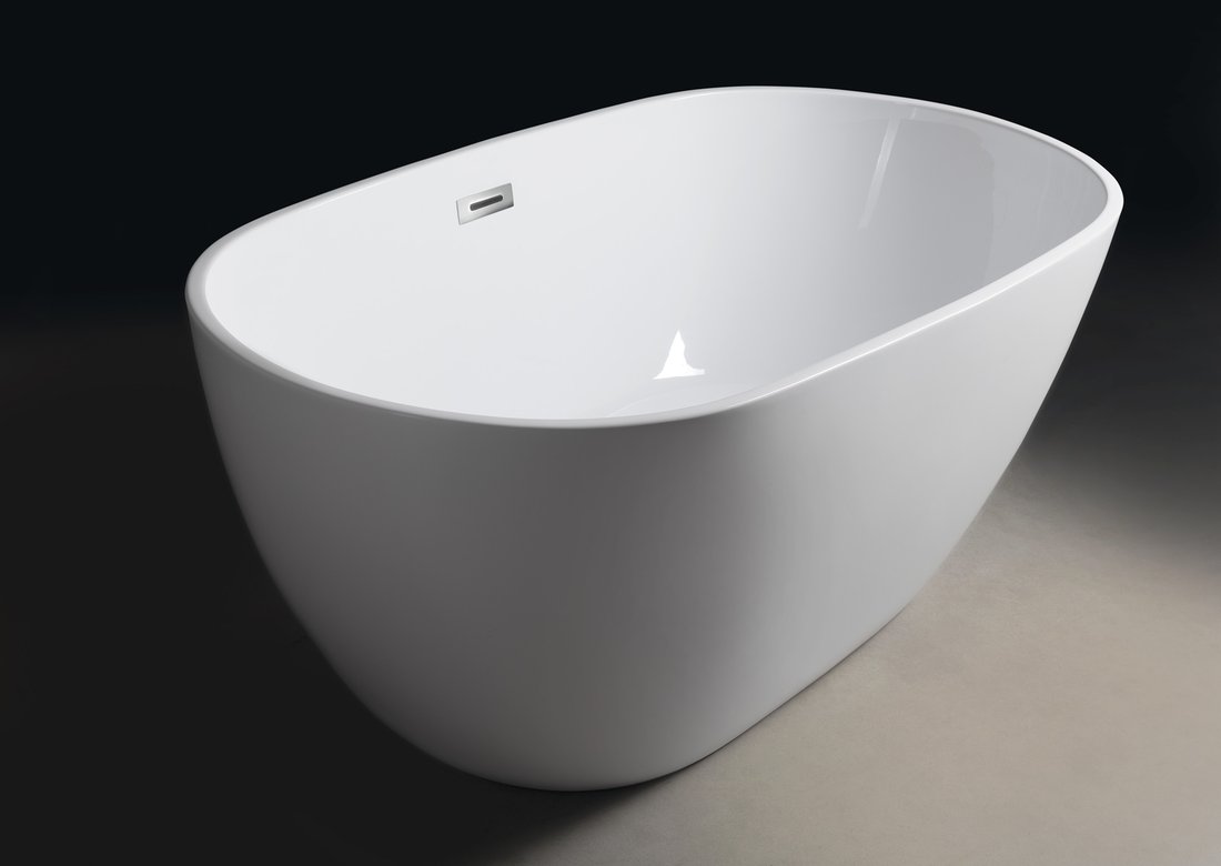 Aqualine DOURO volně stojící vana, 150x80cm, bílá E1850