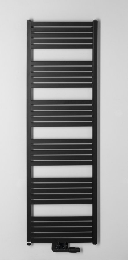 Bruckner GRUNT otopné těleso rovné 500x1610 mm, středové připojení, černá mat 600.123.6