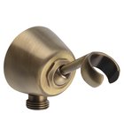 Photo: Adjustable shower holder with outlet/connector, bronze