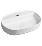 Photo: INFINITY OVAL Countertop Washbasin, 60x40cm, white
