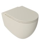 Photo: INFINITY Wall-hung toilet, Rimless, 36,5x53cm, Ivory