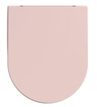 Photo: INFINITY Slim Toilet Seat, Soft Close, Easy Take, pink Salmon