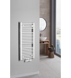 Photo: DIRECT bathroom radiator with central connection 450x960 mm, white