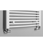 Photo: ORBIT bathroom radiator with side connection 450x1320 mm, white