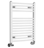 Photo: ORBIT bathroom radiator with side connection 500x640 mm, white