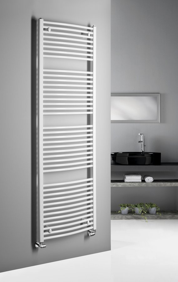 Aqualine ORBIT otopné těleso s bočním připojením 600x1850 mm, bílá ILO86T