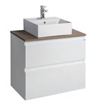 Photo: ALTAIR bathroom furniture set, width 67,6 cm, white/ oak emporio