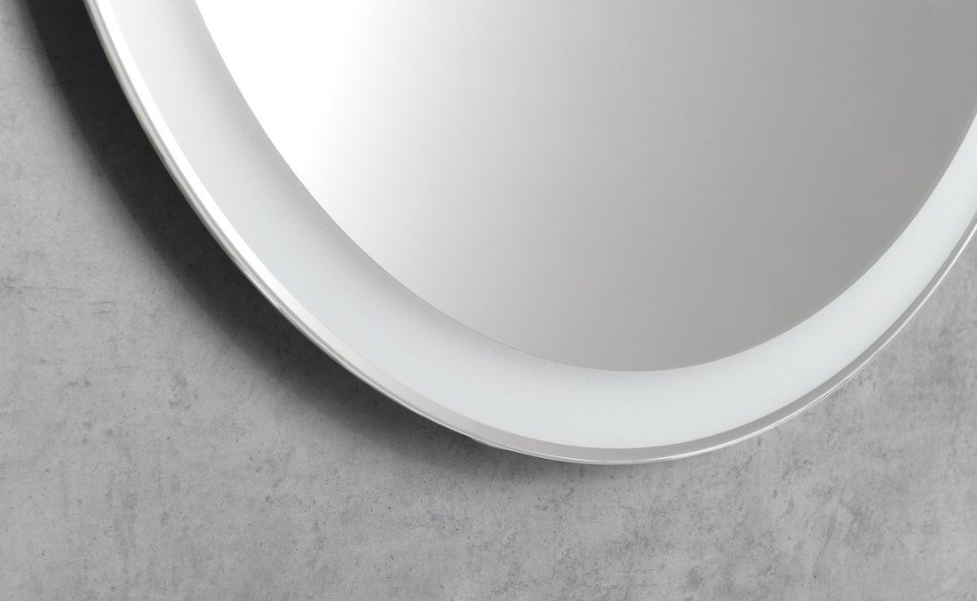 Sapho PARGA oválné zrcadlo s LED osvětlením 60x100cm PG600