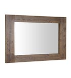 Photo: BRAND lustro w drewnianej ramie 100x80cm, świerk bejcowany