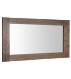 Photo: BRAND lustro w drewnianej ramie 130x70cm, świerk bejcowany