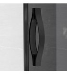 Photo: SIGMA SIMPLY BLACK kabina prysznicowa 900x900 mm, wejście z rogu, szkło czyste