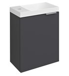 Photo: LATUS X washbbasin cabinet 39,4x50x22cm, anthracite matt