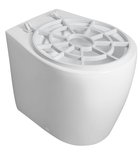Photo: Freestanding Ceramic Bucket Sink with Grate 36x52 cm, S-trap/P-trap, white
