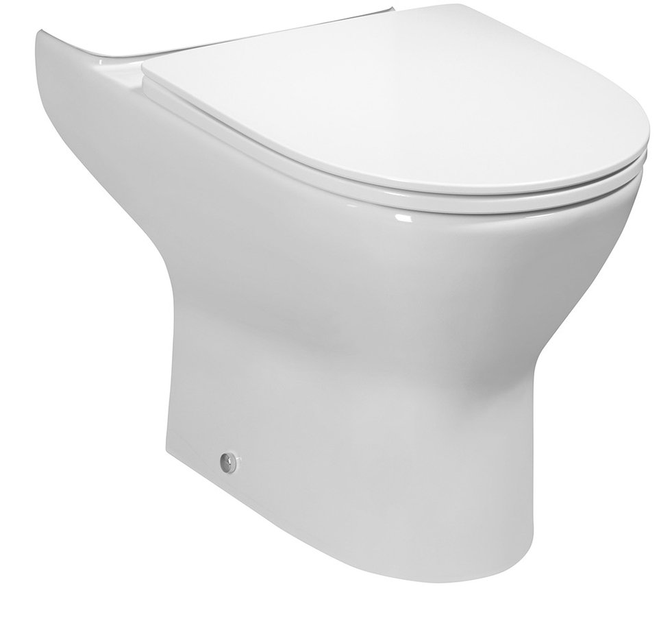 DARIO RIMLESS WC mísa pro kombi, spodní/zadní odpad, bílá 201.401.4