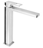 Photo: FORATA Washbasin Mixer Tap without pop-up Waste, high, Long Spout, chrome