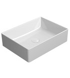 Photo: KUBE X Counter Top Ceramic Washbasin 50x37 cm, white ExtraGlaze