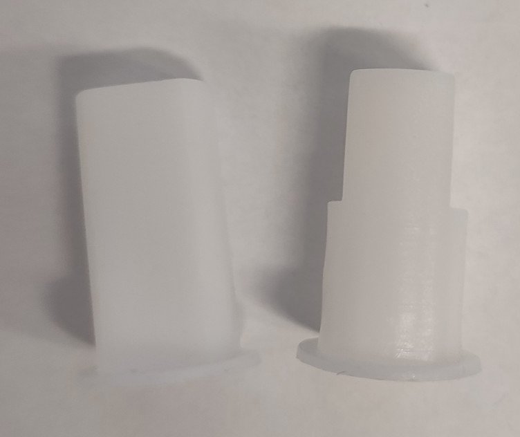 Plastová vložka pro WC sedátko (KC0303) (levá+pravá) EKU-0023