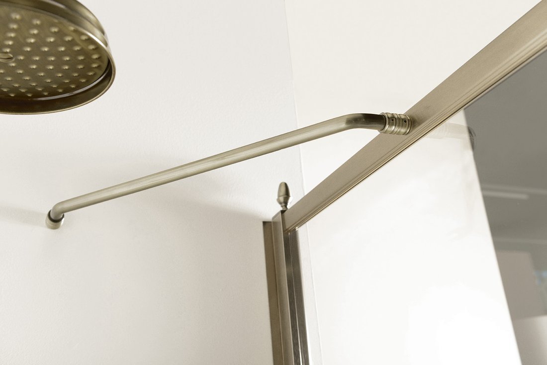 Gelco ANTIQUE boční stěna 800mm, ČIRÉ sklo, bronz, světlý odstín GQ5680CL