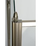 Photo: ANTIQUE Seitenwand 800mm, Klarglas, bronze, Lichtschatten