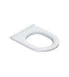 Photo: COMMUNITY Toilet Seat without Cover, Antibacterial, white/chrome