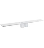 Photo: ABELINE Shelf + 2 Glasses, 1000mm, Rockstone, white matt