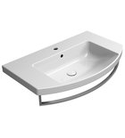 Photo: NORM ceramic washbasin curved 80x50cm, white ExtraGlaze