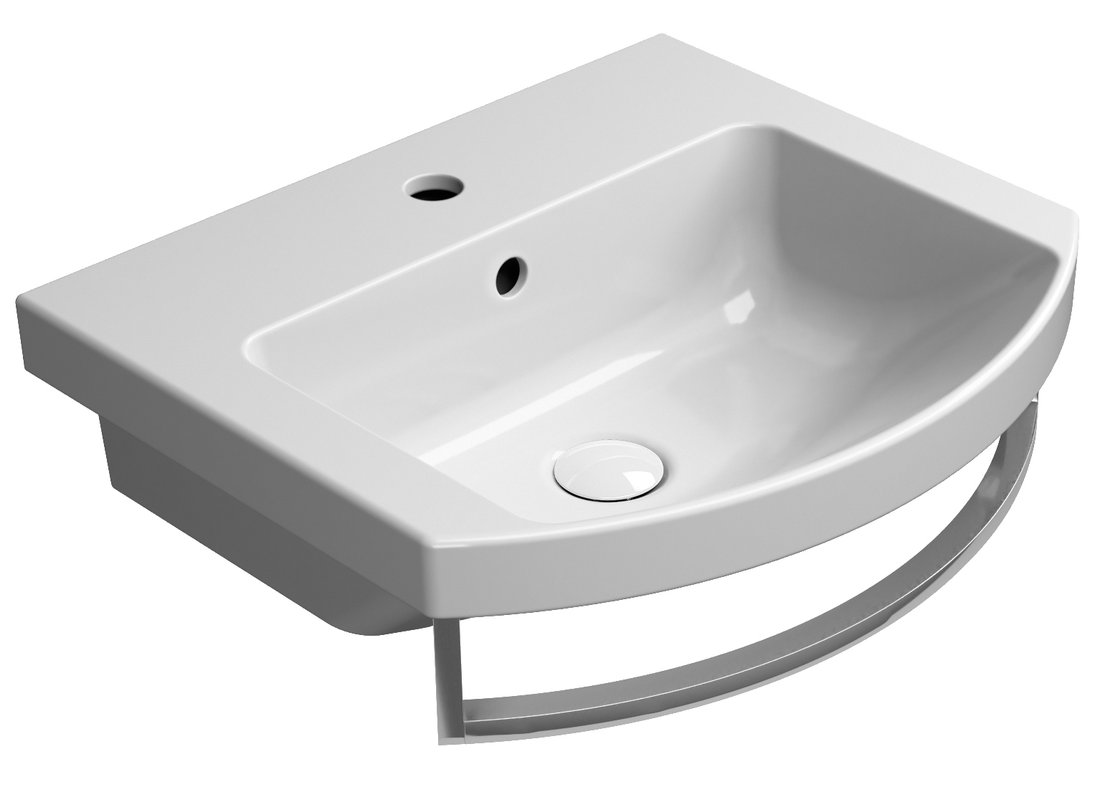 GSI NORM čelní držák ručníků 50cm, pro umyvadlo 8646111, chrom PANMA50
