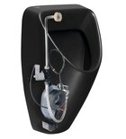Photo: SCHWARN urinál s automatickým splachovačem 6V DC, zadní přívod, zadní odpad, černá matná