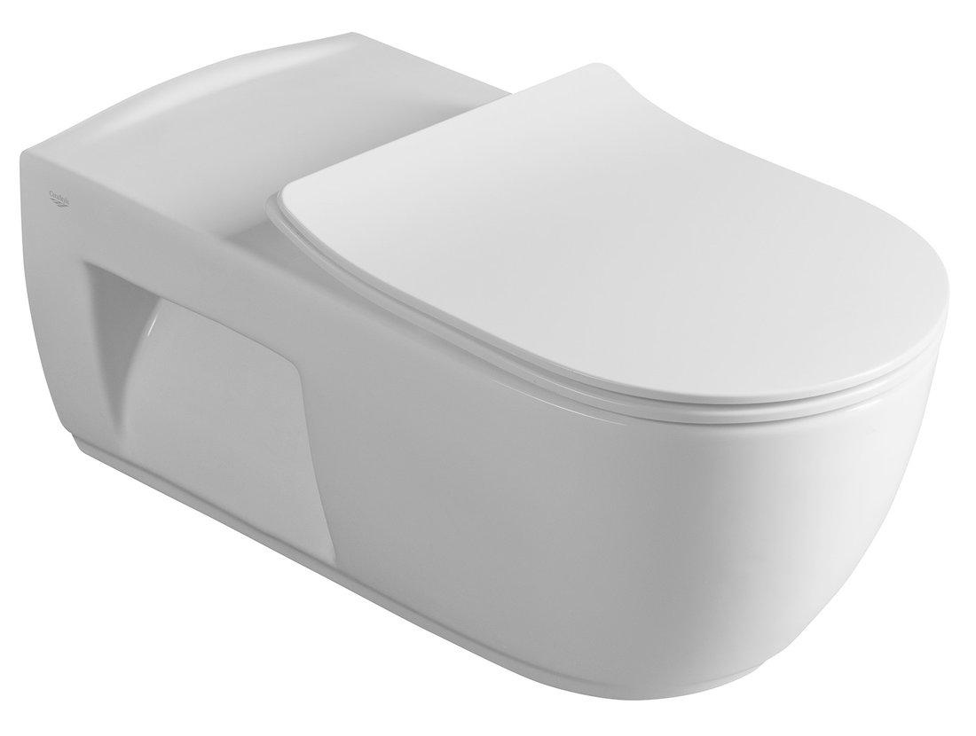 Sapho HANDICAP závěsná WC mísa prodloužená, Rimless, 37x70 cm, bílá TU1206