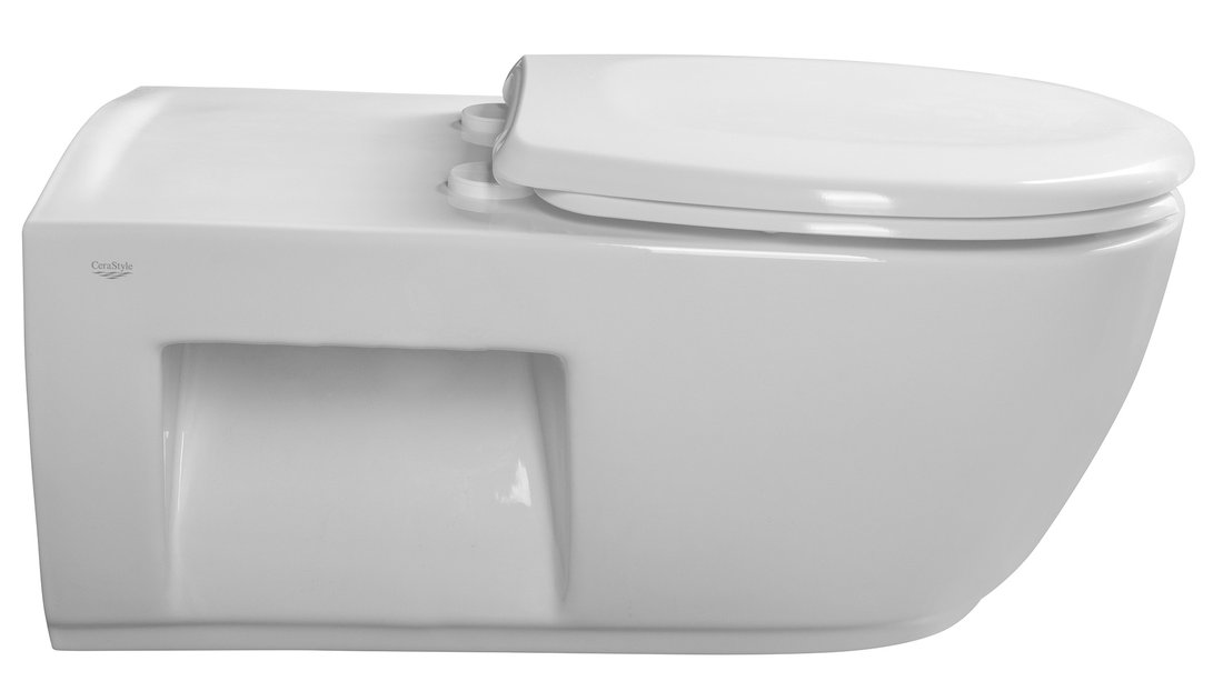 Sapho HANDICAP závěsná WC mísa prodloužená, Rimless, 37x70 cm, bílá TU1206