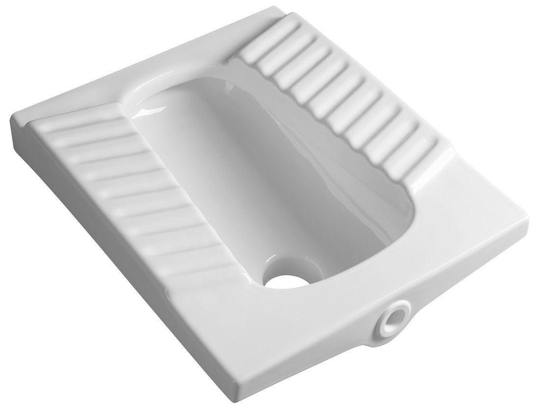Aqualine AGADI turecké WC nášlapné, 50x61,5cm, bílá TU0586