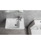 Photo: NUALI Ceramic Washbasin 50x30cm, mixer on the right/white