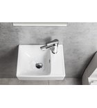 Photo: NUALI Ceramic Washbasin 40x30cm, mixer on the right/white