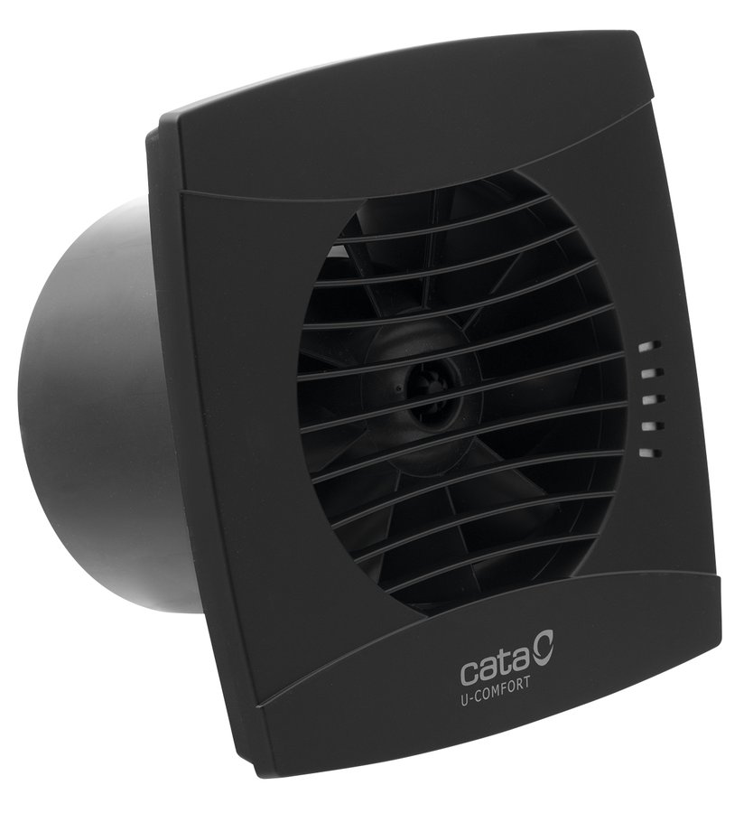 UC-10 koupelnový ventilátor axiální, 8W, potrubí 100mm, černá 01256000