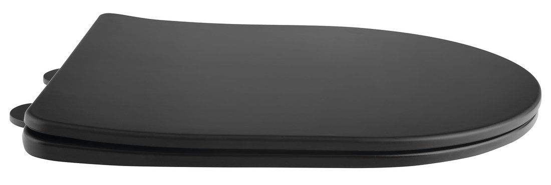 Sapho PACO WC sedátko, SLIM, Soft Close, Easy Take, černá mat PCS1012B