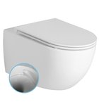 Photo: FULDA závesná WC misa, Vortex Rimless, 36x52,5cm, biela