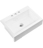 Photo: ARYA ceramic sink 86x62cm, 3 tap holes, white