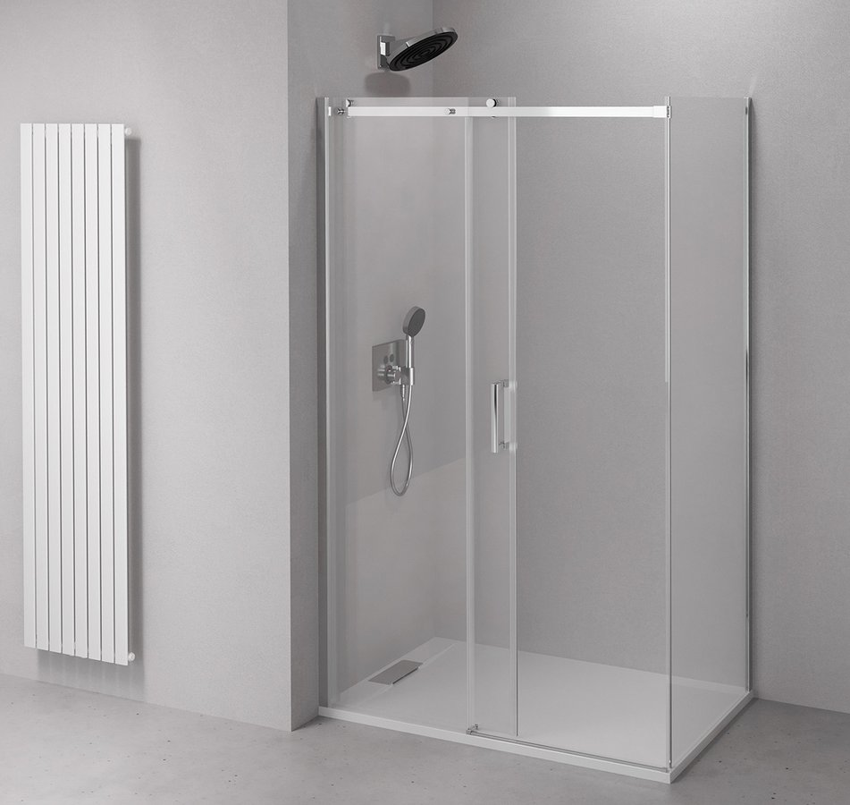 Polysan THRON ROUND obdélníkový sprchový kout 1500x700mm, kulaté pojezdy TL1570-5005