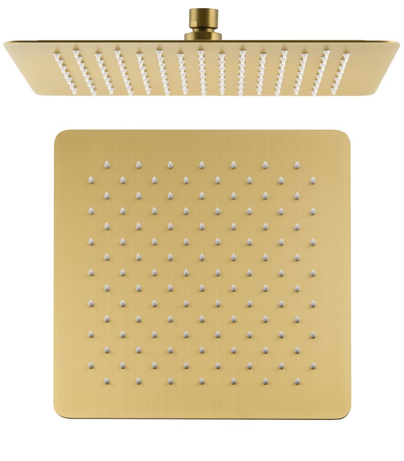 SLIM hlavová sprcha, 300x300mm, zlato mat SL101GB