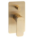 Photo: SPY Single Lever Concealed Shower Mixer, 2 outlets, gold matt