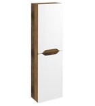 Photo: WAVE Hochschrank 40x140x20cm, weiß/Eiche collingwood