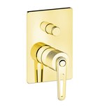 Photo: BEBÉ Single Lever Concealed Shower Mixer, 2 outlets, gold