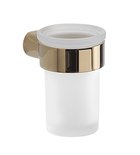Photo: PIRENEI Tumbler Holder, frosted glass, gold