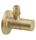 Photo: Angle Valve, round, 1/2'x 3/8', gold matt