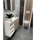 Photo: LATUS VI Vanity Unit 50x50x22 cm, right, oak Alabama