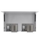 Photo: ESSENTIA mirror cabinet 1200 mm with two automatic soap dispenser and two paper towel dispensers